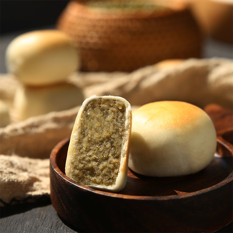 福建特产绿豆饼冰皮绿豆饼传统糕点纯手工点心绿豆糕零食小吃批发绿豆