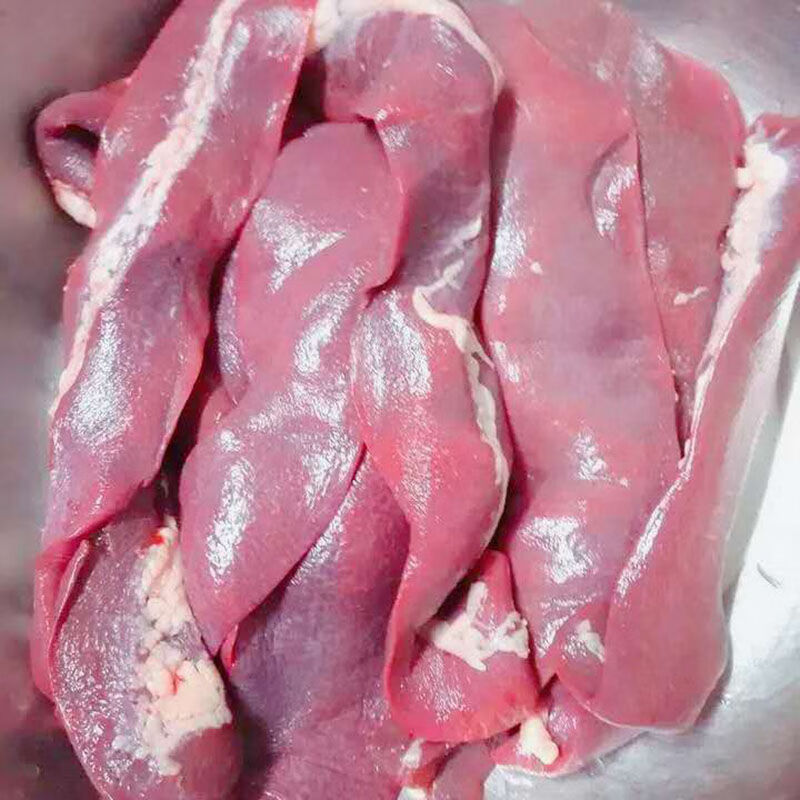 新鲜猪脾猪沙肝猪连贴猪狮子肝批发生猪肉广纳力驰 新鲜猪肝5斤【图片