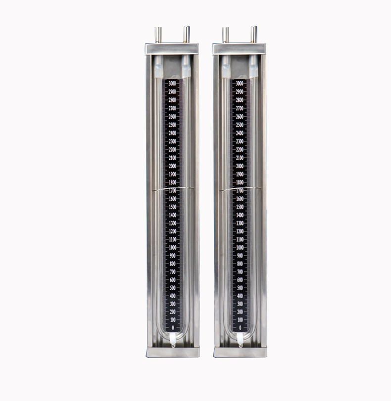 不锈钢u型压力计压差表水柱表测压天然气燃气管道压力表压差计不锈钢