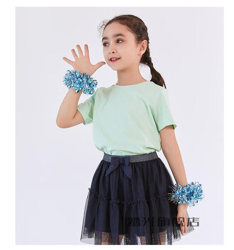 【京选品质】手腕花 六一幼儿园儿童表演红色皮筋手花手腕花跳舞蹈