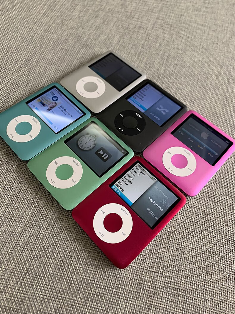 苹果apple ipod nano3 nano7 mp3学生听力英语 考研 跑步 戒手机 黑色