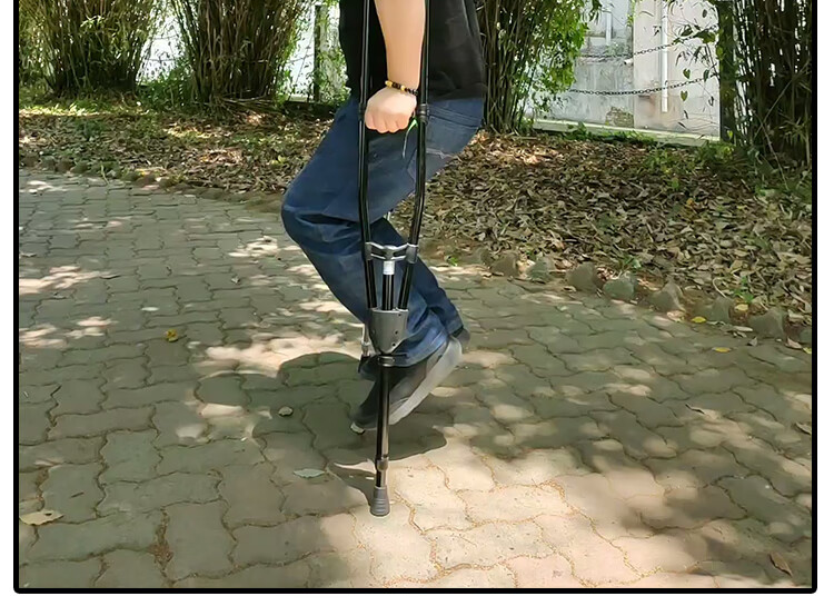 腋下拐高承重腋拐残疾人拐杖助行器成人拐杖腋拐银色一支l157180