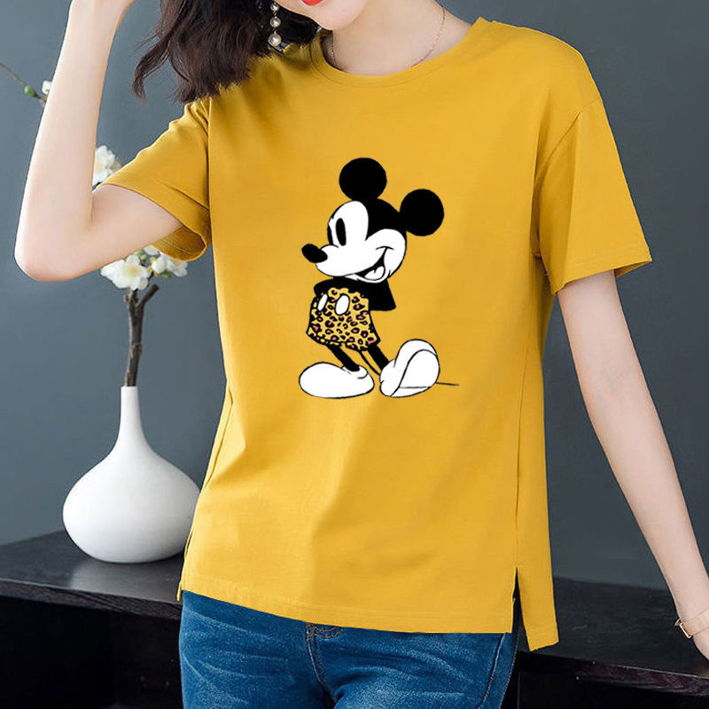 大码女装胖印花韩版百搭体恤衫女上衣绿色love图案2xl建议126斤140斤