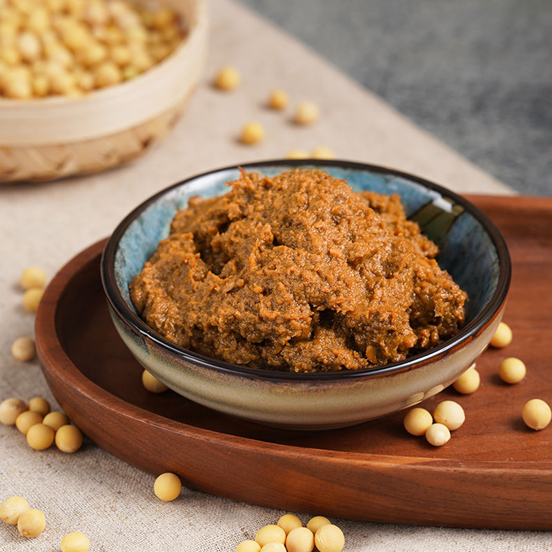 东北朝鲜族大酱 正宗韩国料理大酱汤 调味酱朝鲜族自制黄豆酱500g