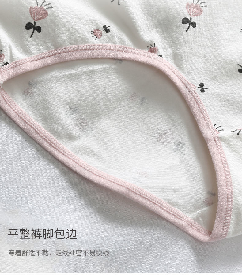 shinokoo少女内裤棉女育期女孩中大童13岁高初中生三角裤青少年短裤