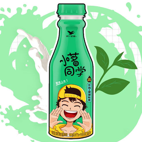 冷泡茶溜溜哒饮料480ml青柠红茶小明同学 冰橘绿茶5瓶