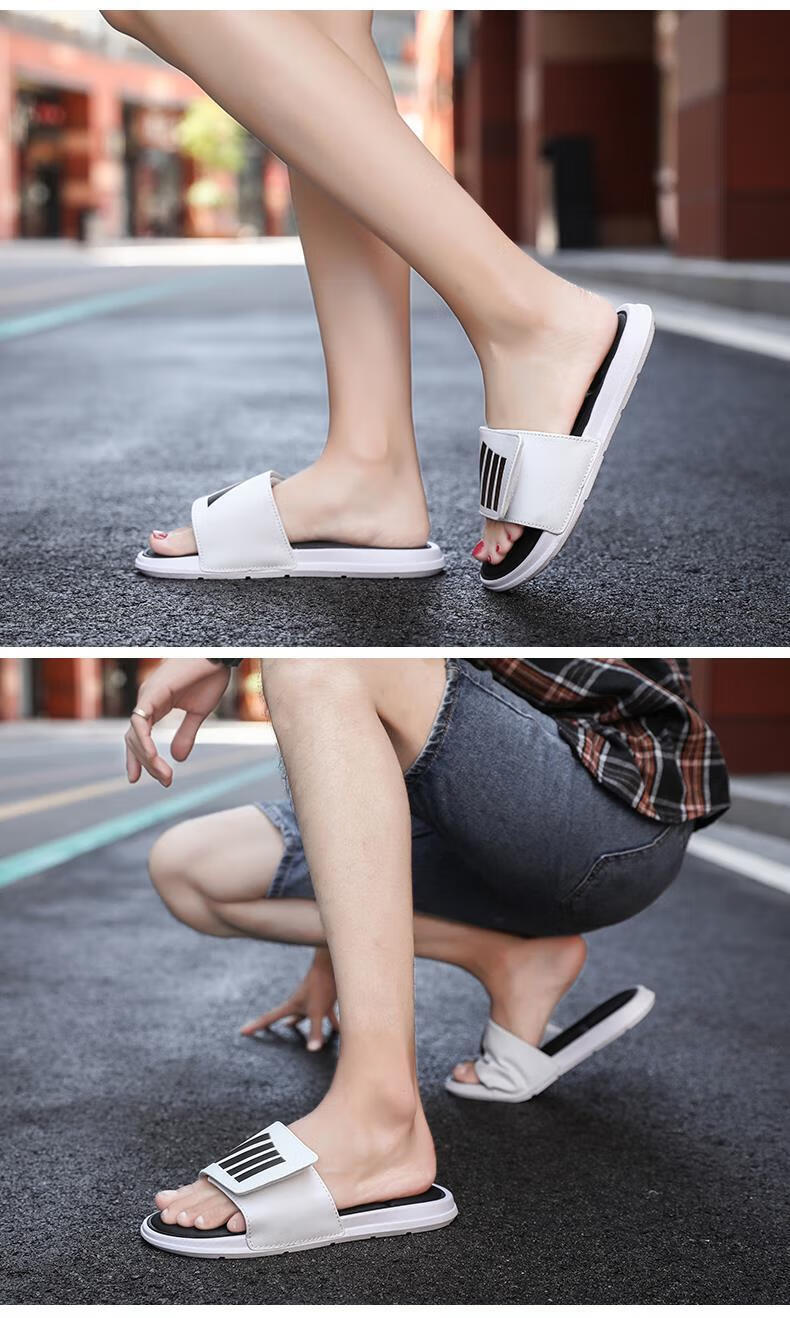 夏季时尚潮拖男女情侣款一字拖鞋男室外潮流穿沙滩鞋定制联名款 t006