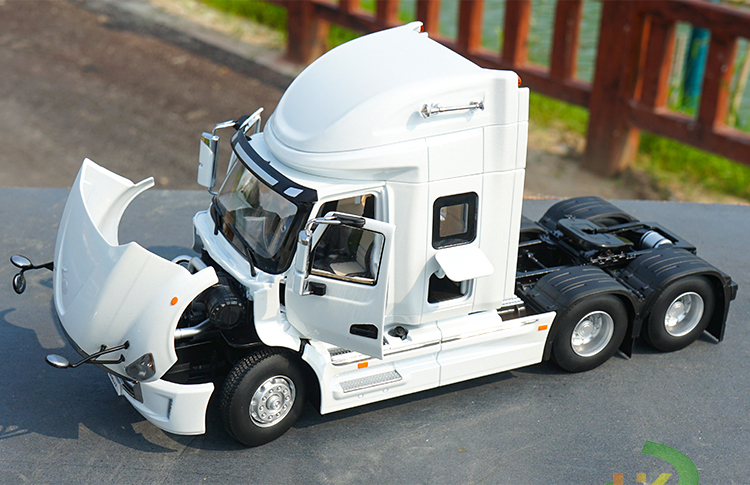 原厂卡车拖头模型江淮格尔发jack系牵引拖车头重卡124合金卡车模型