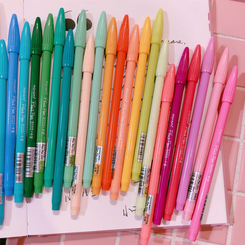 众强(zhongqiang)糖果色手帐笔中性笔创意可爱25色学生水彩勾线笔签字