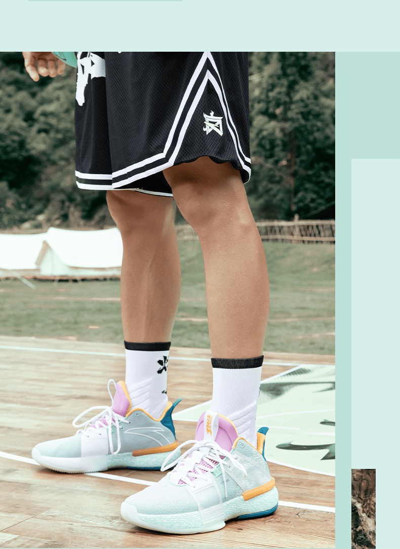 安踏篮球裤男要疯50系列疯火燎原运动短裤2021夏季训练五分裤男官方