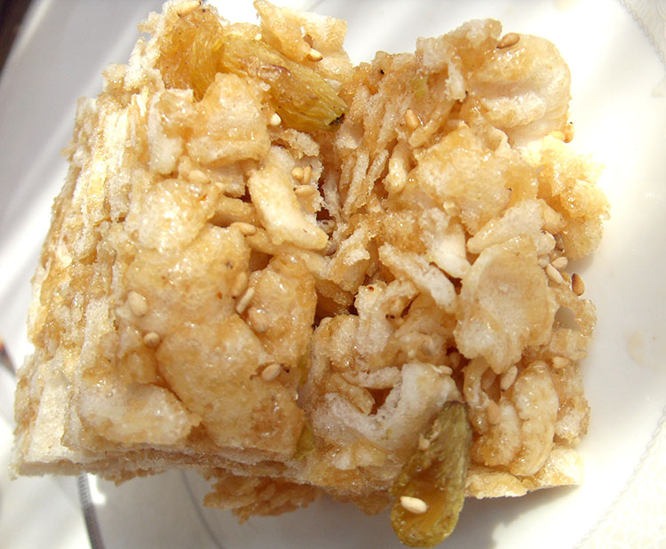 浙江温州特产 桂花芙蓉糖芝麻红糖芙蓉糕小吃 纯手工特色美食糕点