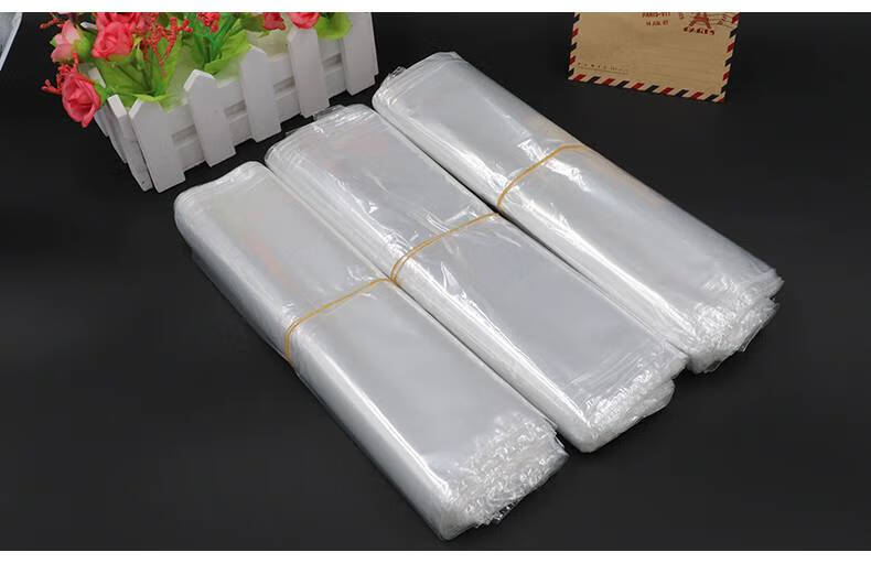 塑封膜 热缩膜袋吹热风机大号透明塑封鞋膜筒状pof包装密封收缩膜定制