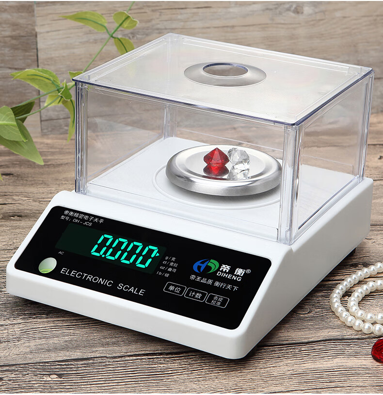 一千克黄金电子秤商用小型千分之实验室分析天平秤高精度准黄金珠宝