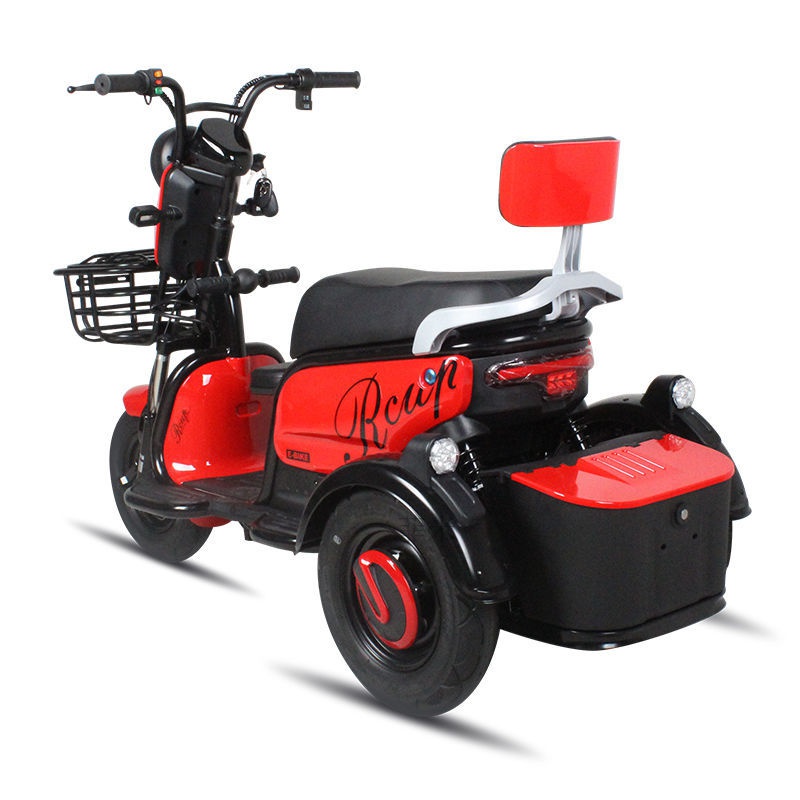 电动三轮车小型家用代步车新款女士电瓶车电三轮休闲轻便三轮摩托车