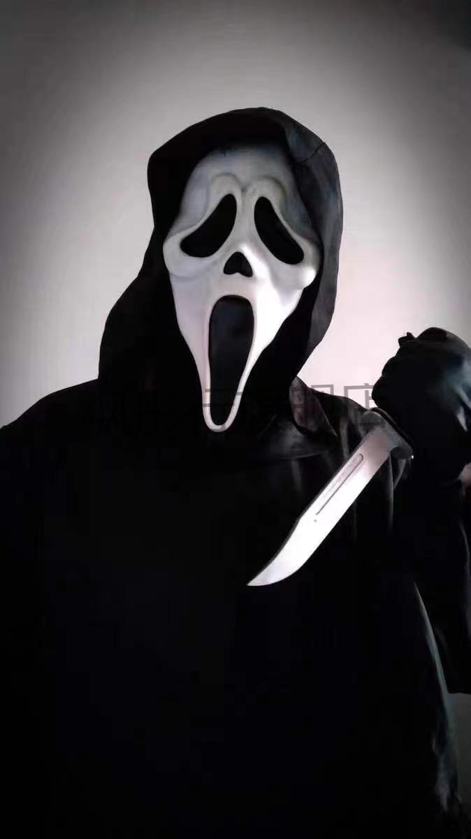 土匪面具 万圣搞怪死神骷髅面具黎明杀机惊声尖叫鬼面具 惊声尖叫原版