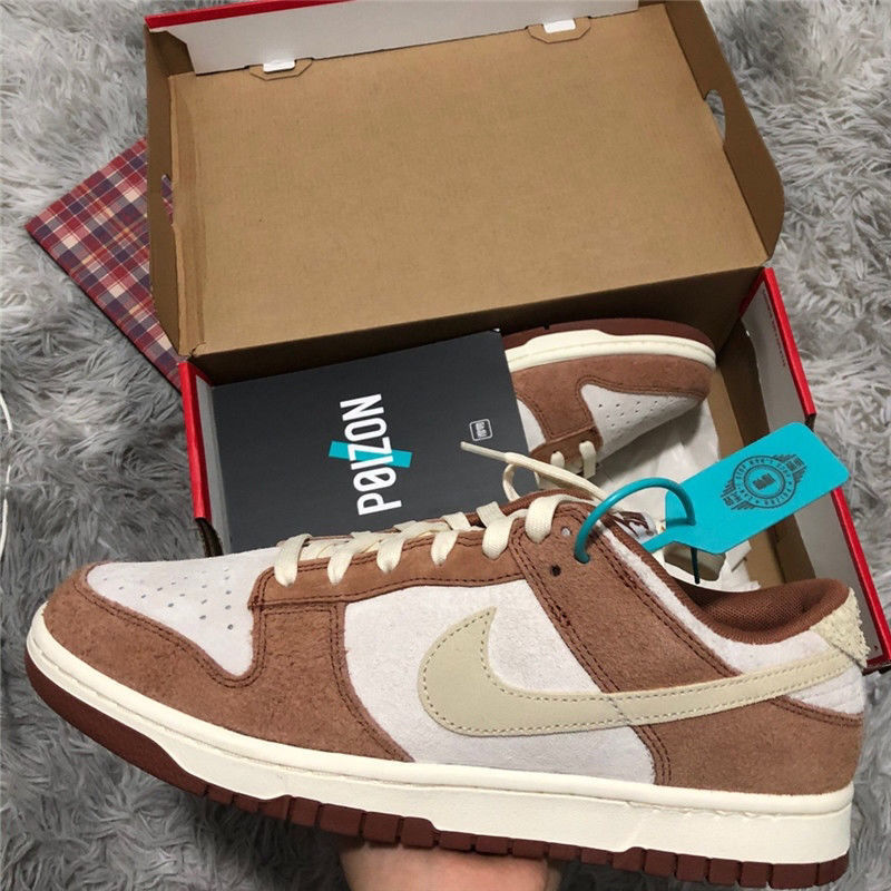 耐·克板鞋【莆田纯原】dunk小麦色白棕sb低帮板鞋男女同款情侣复古