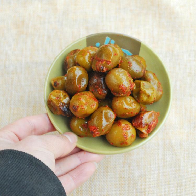 辣味青酸枣粒带皮湖南浏阳土特产酸甜软糯零食小吃蜜饯250克辣味250克