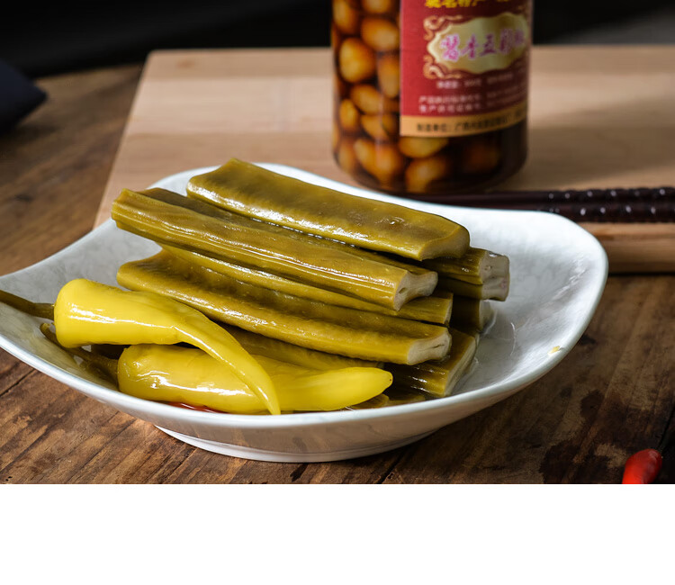 900克广西玉林特产城隍酸料发记酸料嘢甜酸刀豆辣椒李子酸料即食 白椒