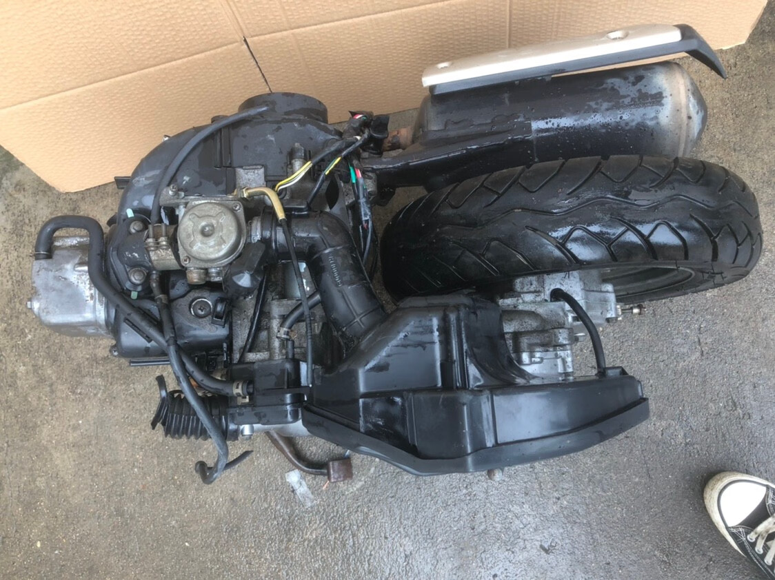 本田踏板车发动机二手原装小公主wh100发动机五羊踏板车配件优悦喜悦