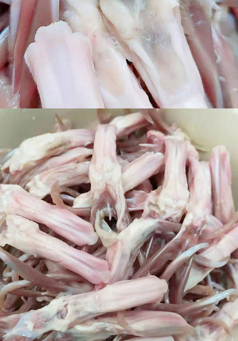 顺丰冷运 无舌苔大号新鲜冷冻生鸭舌2斤约90根 锦蜜姬 2斤精装尝鲜