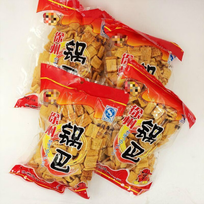 如恋 徐州特产 双禧娃 徐州锅巴118g*20包 麻辣味 经典怀旧零食 徐州