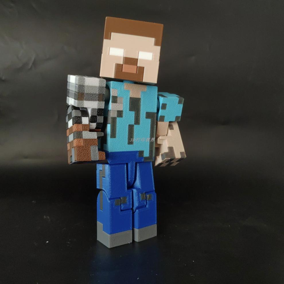 我的世界him人仔周边mcceris末影女王多关节可动模型玩具ceris16厘米