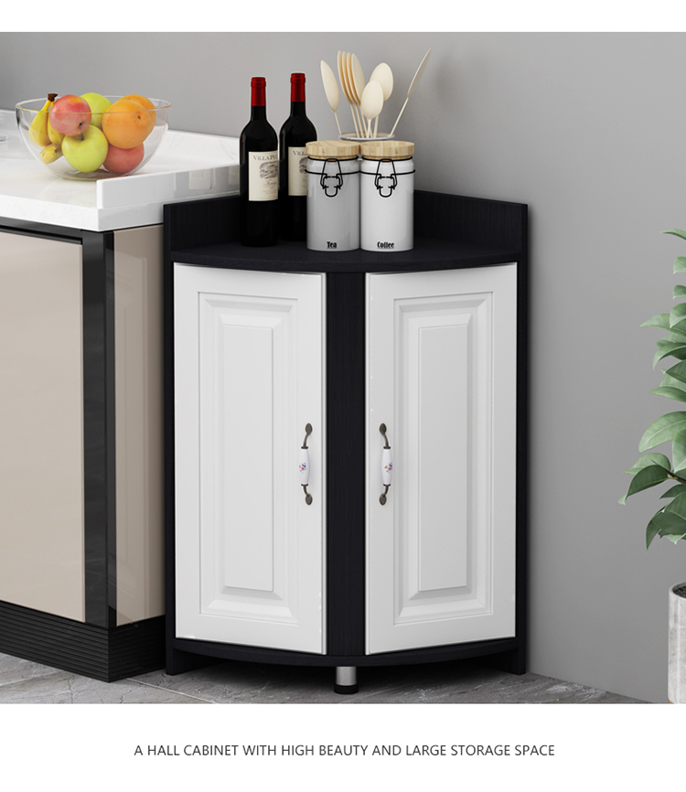 三角柜墙角柜转角柜现代简约三角收纳柜拐角柜边角柜厨房角落角厨