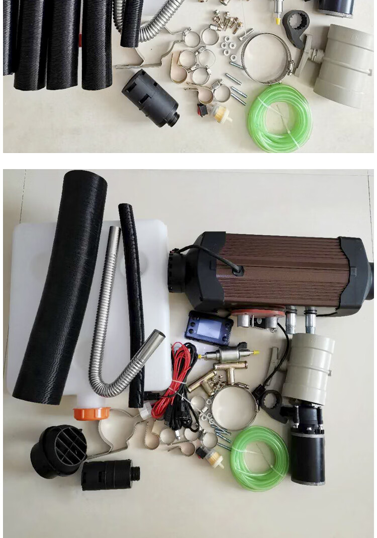 驻车水暖加热器 驻车燃油加热器预热发动机车载取暖器柴油暖风空暖