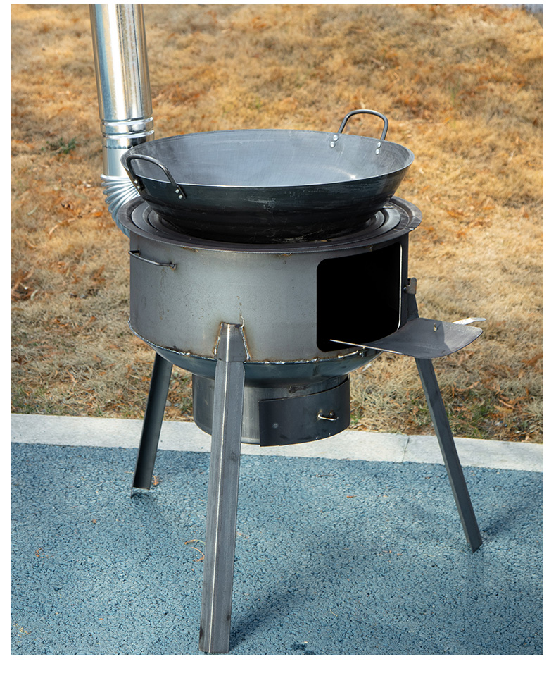 柴火灶 家用烧木柴炉 无烟材火炉 子户外移动地锅灶 室内大锅台新式