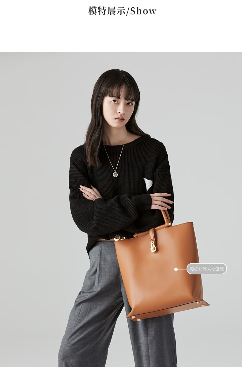 dissona迪桑娜女包2021秋季新款潮小众设计单肩包斜挎包头层牛皮水桶