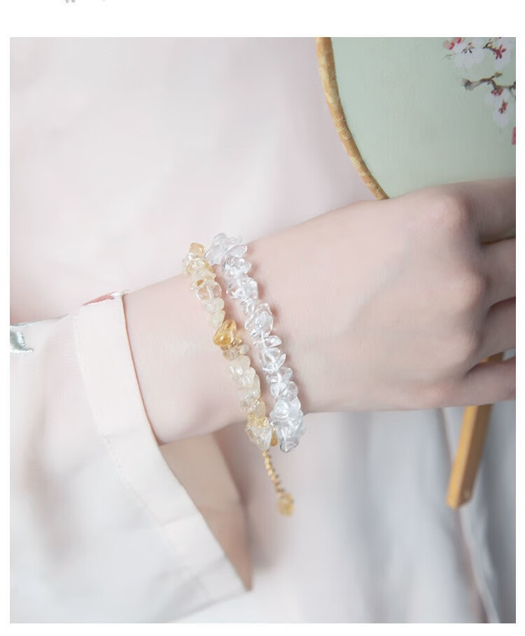 【七夕】流苏铃铛手链 古风流苏铃铛手链仙清新百搭水晶手镯女古装手