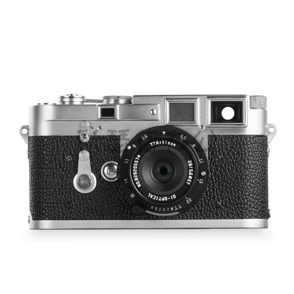 6黑色适用徕卡m卡口m9 m240 m10r饼干定焦镜头 纯铜银色版本 徕卡口