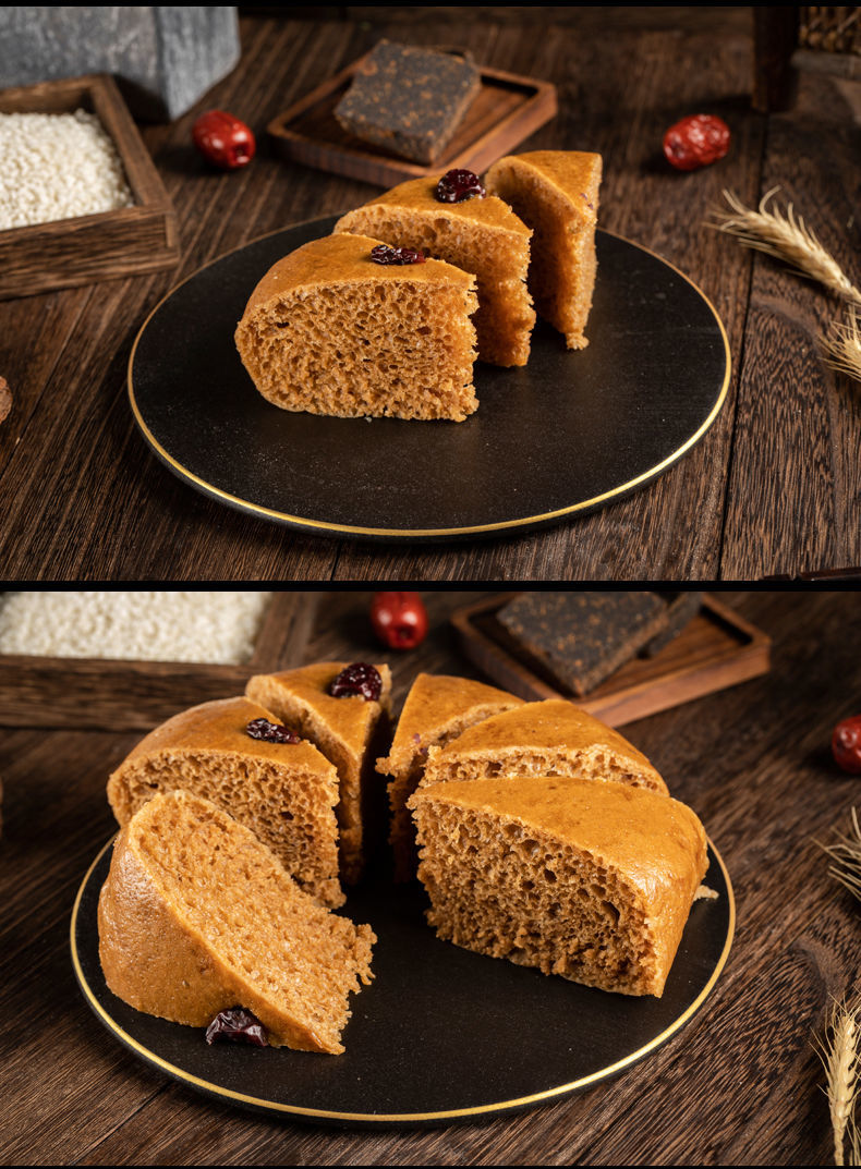 酒店宴席红糖发糕350g红枣红糖糕农家手工乡厨早餐红糖糯米糕 350g