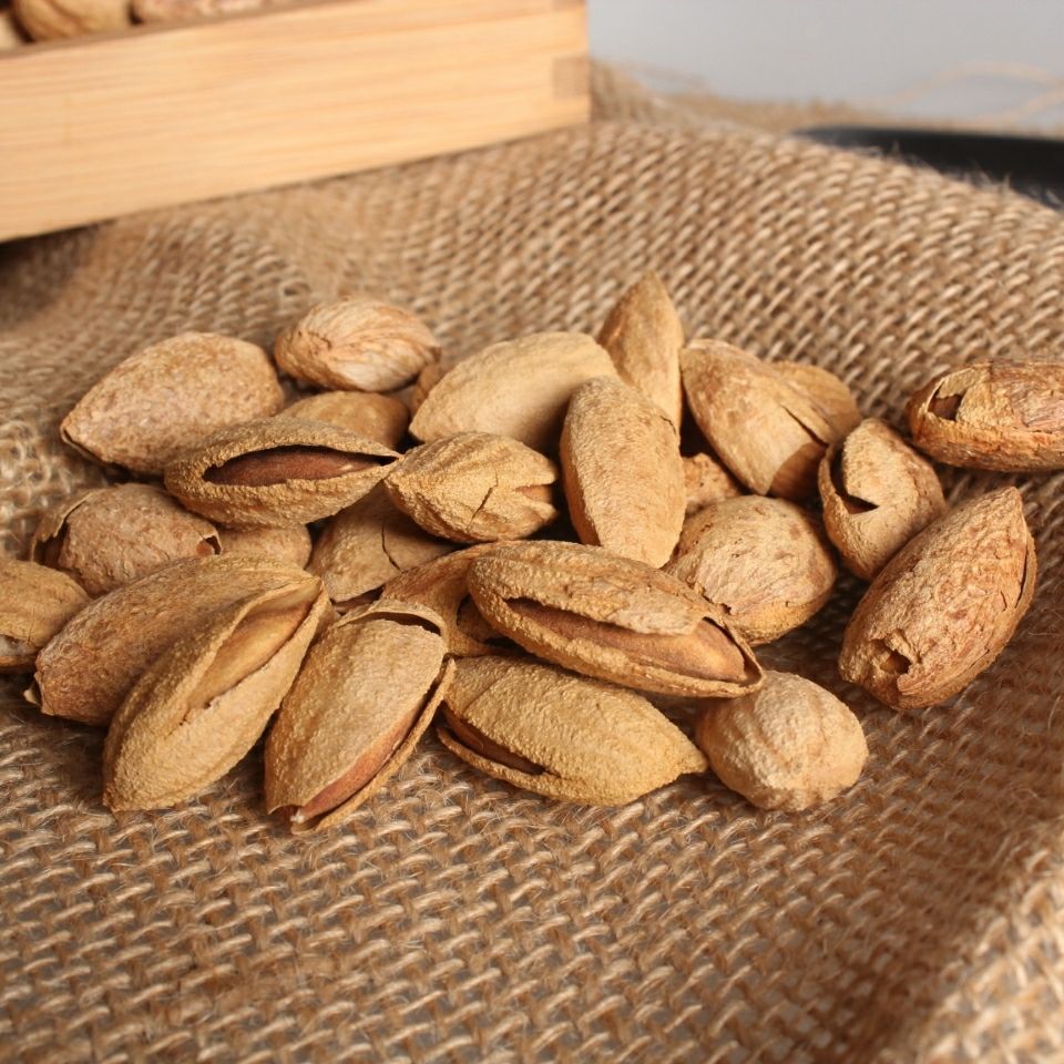 新疆莎车生纸皮巴旦木 非盐炒 无添加 原生态 500g【图片 价格 品牌