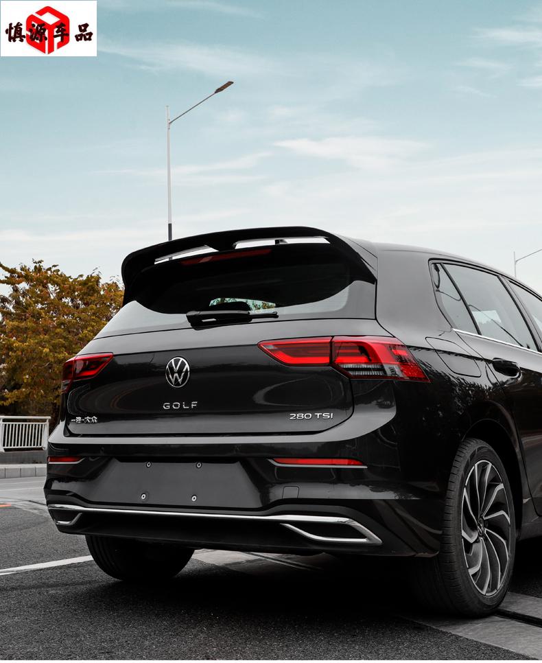 clubsport大众高尔夫8代专用尾翼八rline改装件扰流板装饰免打孔纯亮