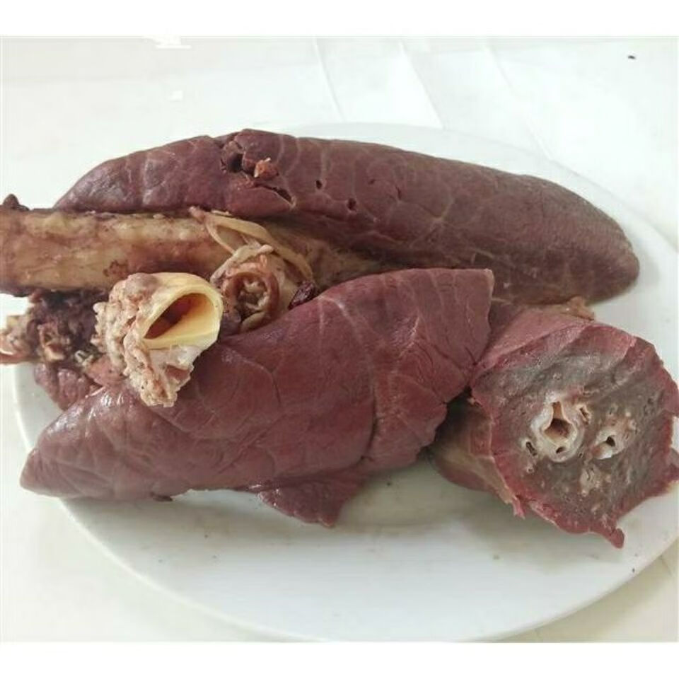 五香猪肺卤猪肺肺头熟食即食真空下酒凉菜补虚补肺免洗熟猪肺3斤