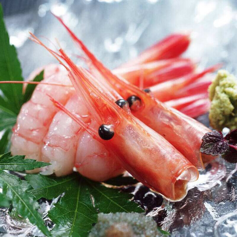上海鲜活牡丹虾船冻牡丹虾日本北海道刺身食材生吃日料鳌虾甜虾