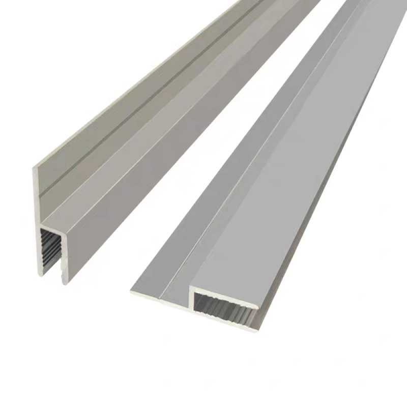 h码天花软膜龙骨卡条卡布灯箱型材f码平口高低口铝合金型材边框银白h