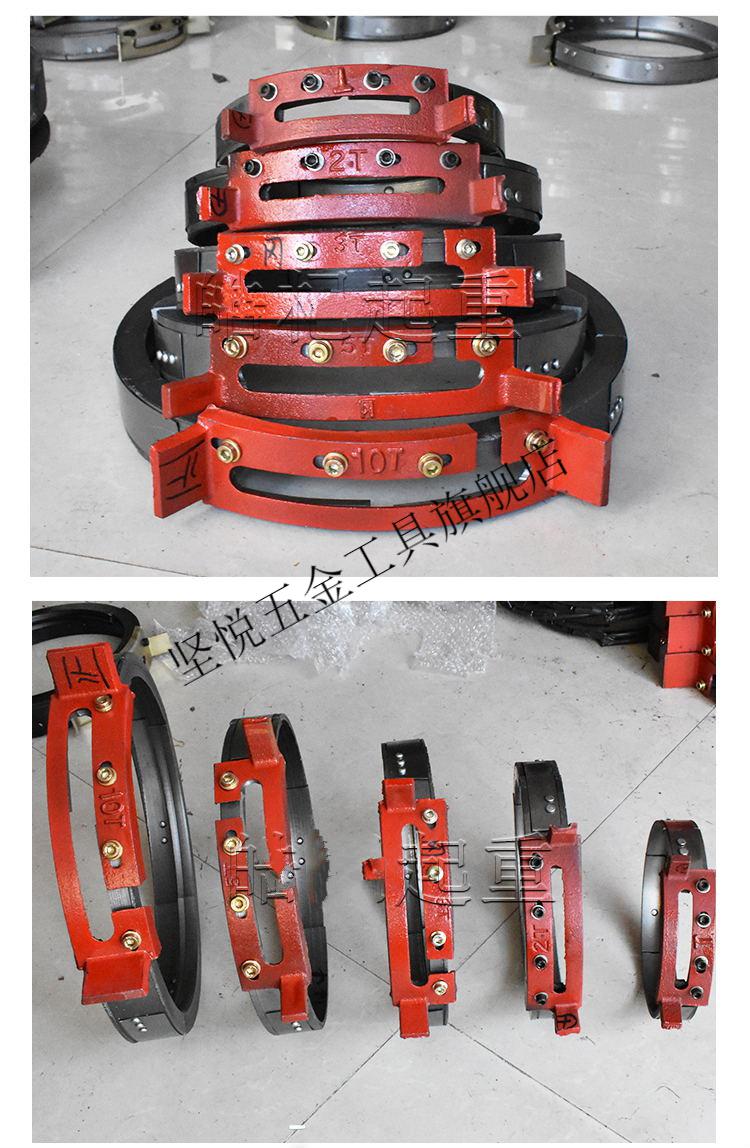 定制钢丝绳电动葫芦导绳器铸铁导绳器盘绳器12351016吨导绳器10吨普通