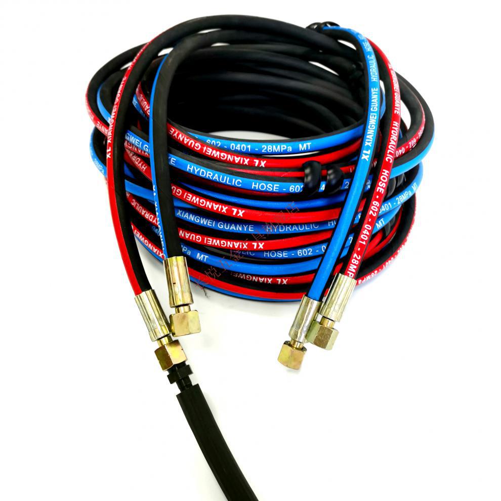 双色焊割管高压钢丝氧气工业用6mm气割软管乙炔煤气管耐烫耐磨管 12米