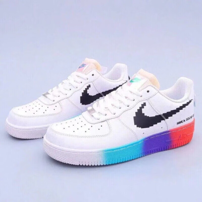 耐克nike 开拓者blazermid77电玩像素夜光复古低帮sb男板鞋彩虹涂鸦