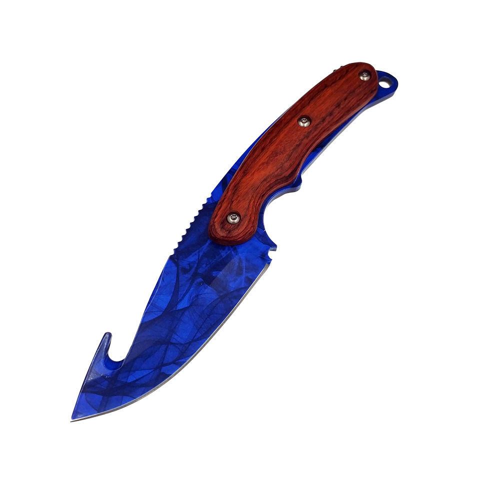 甄萌csgo csgo游戏穿肠刀户外求生野营便携钢制高硬度一体柄锋利小