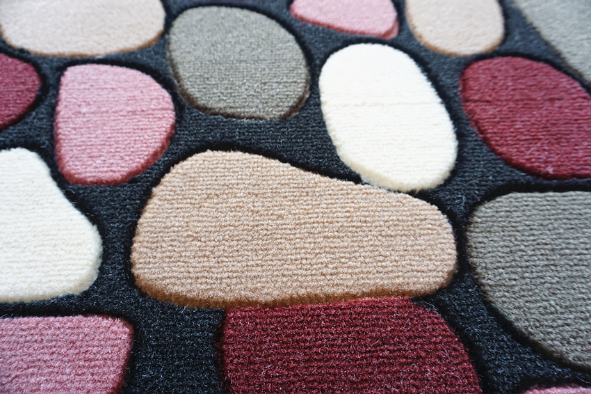 储瑾大尺寸尾货防水防油耐脏瑕疵地毯灰色小格子毛圈孤品