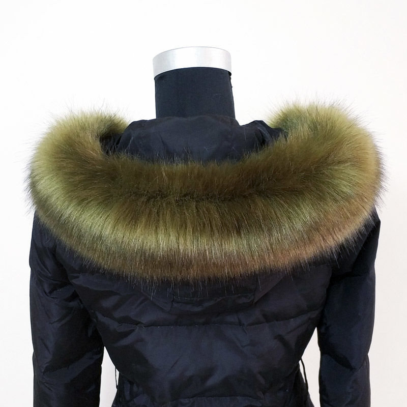 新品毛领单买服毛领单买通用仿狐狸毛貉子毛领女士假领子毛领子帽条领