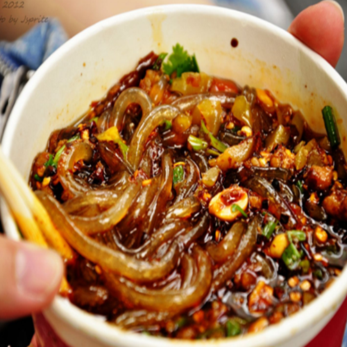 正宗重庆酸辣粉干粉条20斤起粗粉中粗细粉宽粉红薯粉开店专用中粗20斤