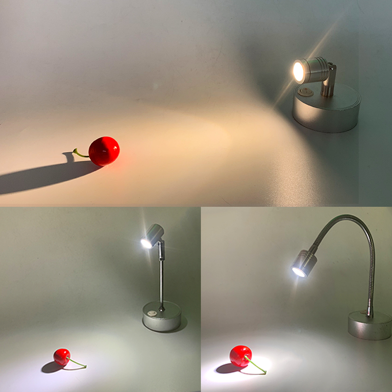 晟运2 无线充电台灯led充电小射灯展柜灯3w珠宝展览柜台灯博物馆玉石