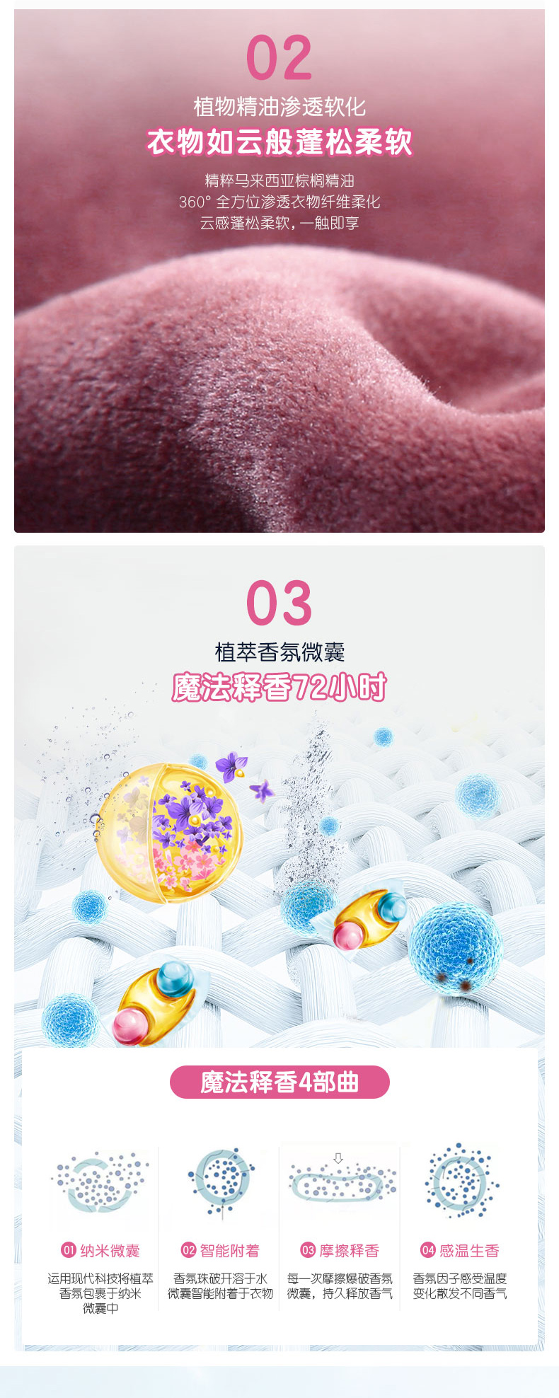 芭菲洗衣凝珠芭菲多效合一洗衣凝珠30颗360g浓缩球柔软护色抑菌除螨1