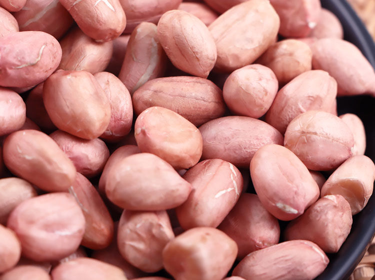 新货花生米无壳白沙花生米新鲜粉红皮生花生批发250g5斤特级大颗粒