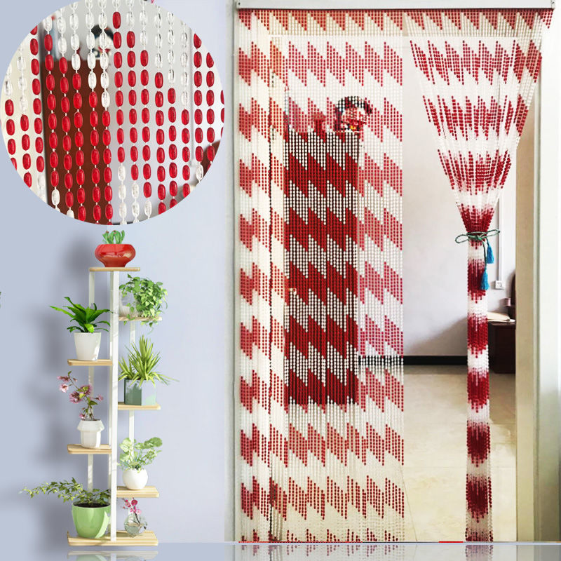 珠帘门帘玄关门帘珠帘门帘家用卧室卫生间客厅装饰隔断防蚊蝇农村外门