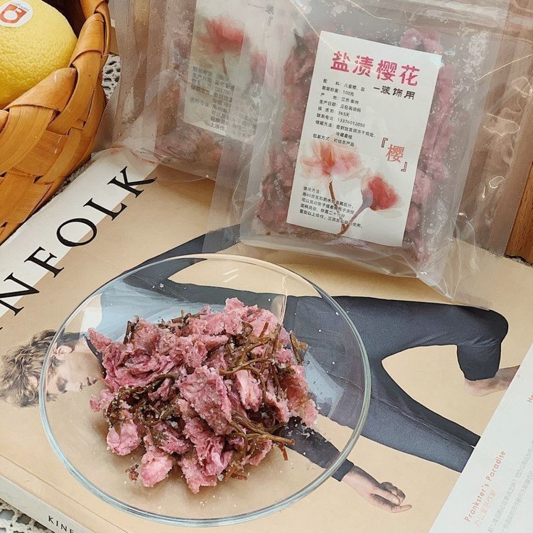 官方旗舰樱花花瓣食用樱花干花可食用糖烘焙水信玄饼原料樱花干罐装12